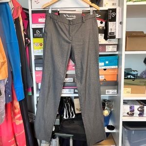 NY & Co black and white small check pants